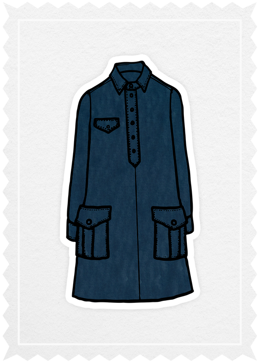 Corduroy 'Polo Dress'