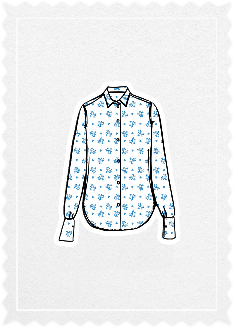 Flower Print 'Woman Shirt'
