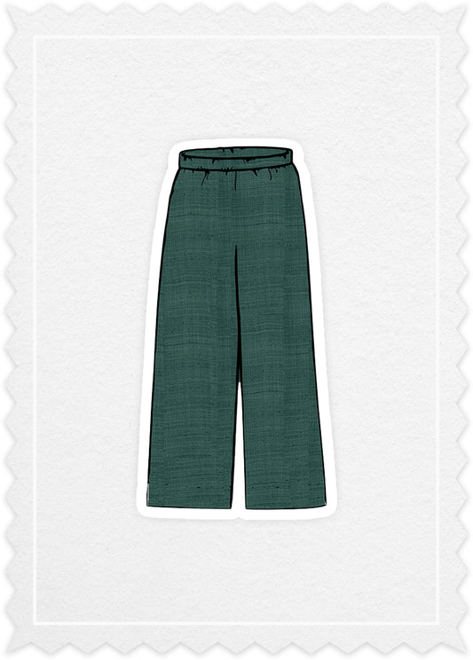 Tasar Silk 'Easy Pants'
