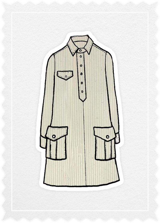 Corduroy 'Polo Dress'