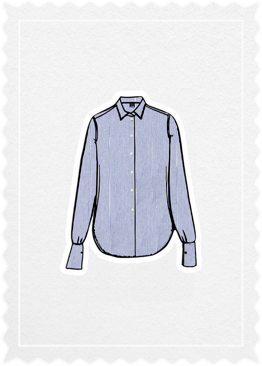 Striped Linen 'Woman Shirt'